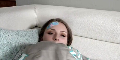 handjob stepsis squirts on bro's huge cock slut stepmom