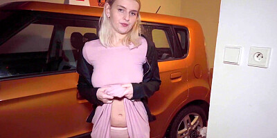 Fake Driving School - Big ass big tits blonde Czech fucks a chunky big dick
