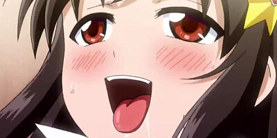 Busty anime girl sucks a big cock and fucks in this adult cartoon
