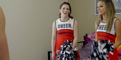 Athena Faris and her stepbrother are fucking in the bedroom