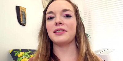 Samantha Reigns's pussy lips are tightly wrapped around a firm cock