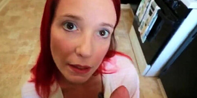 Redhead German MILF loves when stepson films her during sex
