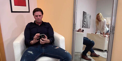 Dane Jones Sex Starved Blonde Samantha Rone Begs for Face Fuck