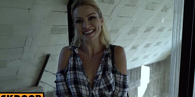 Cherry Kiss is a horny slut who likes to handle two dicks