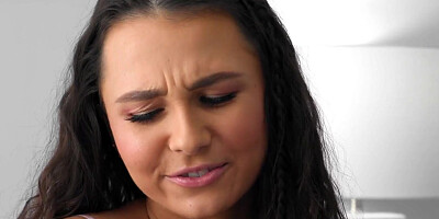 Pervert MILF Masturbates While Watching Her Son-In-Law Destroying Her Stepdaughter's Pussy