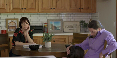 Two hot lady friends are having a threesome with a next-door stallion