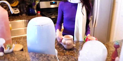 A Snowstorm Hits The City And Hime Marie And Her Stepbrother Are Stuck Together Inside Their House