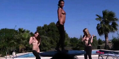 Adroit Abigaile Johnson and Angel Rivas at brunette sex