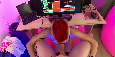 POV punkish amateur cooze is capable of giving phenomenal cock sucking treatments