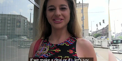 PublicAgent Cathy MILF Shows off her Huge Boobs and Fucks a Big Cock