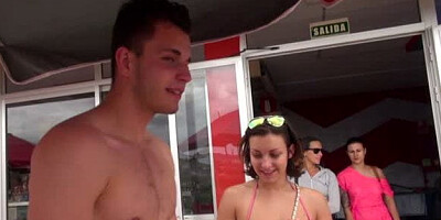 Naughty sex adventures of amateur folks who are on their vacation
