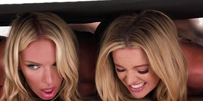 ADULT TIME - MILF Charlie Forde Gives Stepdaughter's BF STUCK REVERSE GANGBANG To Keep Him Happy!