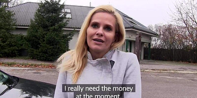 Public Agent Desperate MILF Black Canary Fucks for a Job