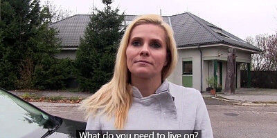 Public Agent Desperate MILF Black Canary Fucks for a Job