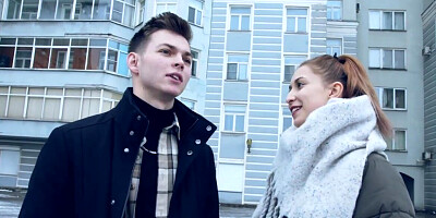 Chick has sex including blowjob and facial cumshot