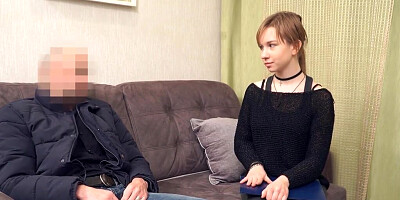 Debt collector destroying the pussy of an innocent teen