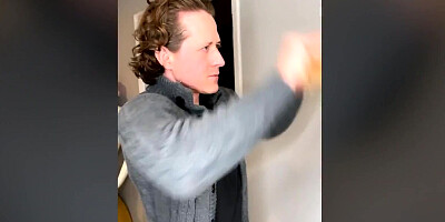 Skinny brunette with small tits is getting hammered by her boyfriend