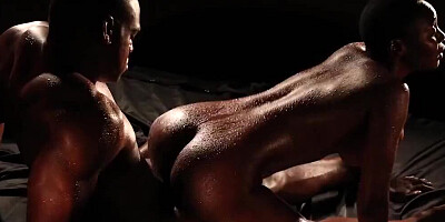 Ebony makes your fantasies come true