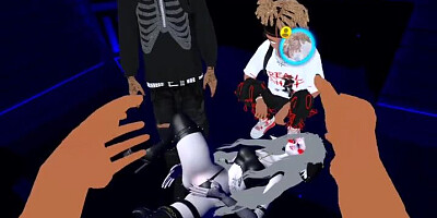 A simp fucks me IRL in VrChat~