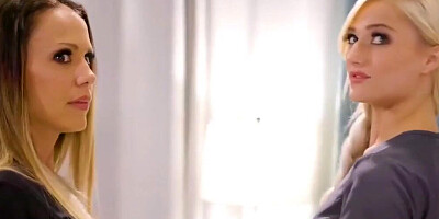 FANTASY MASSAGE - Gorgeous Morgan Rain Gives The Hottest BJ And a 69 While Her Boss Isn't Looking