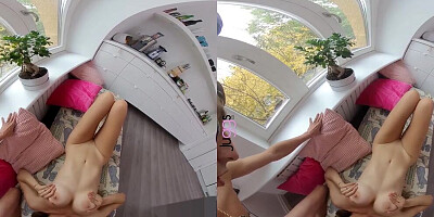 Stella Cardo is riding her lover's cock in this VR