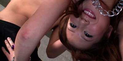 Japanese beauty gets her cherry teased in this hot video