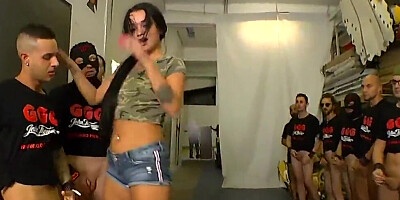 Young hussy was more than willing to participate in a blowjob marathon