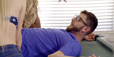 Celebrate 4th of July by banging couple of Blondies!