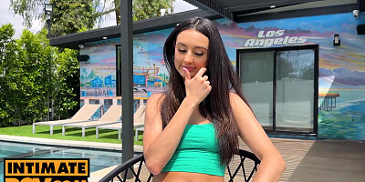 POV - Bjs and Pussy Fucking with Petite GF Eliza Ibarra