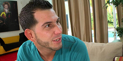 Ashton Pierce blows Jimmy Legend and sits on his hard cock