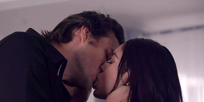 Spicy girl Vanessa Sky is fucked in the ass to the balls