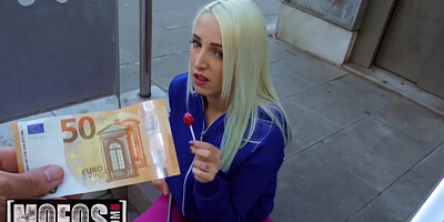 MOFOS - Blonde Teen Liz Rainbow gets Paid for Sex