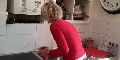 I asked my stepmom what she think of my cock !!?