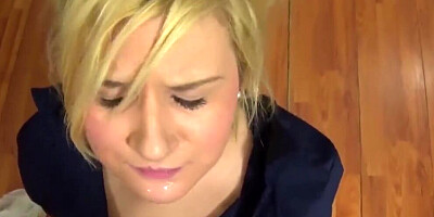 Stepdaughter Blows Dad After Mouthseaking Punishment - Fifi Foxx BJ