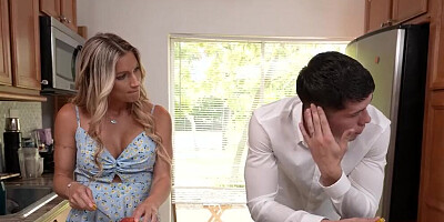 My Big Tittied Stepmom Stops Me And Lets Me Fuck Her