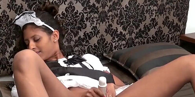 La Cochonne - Maid sex fantasy comes true with a French teen
