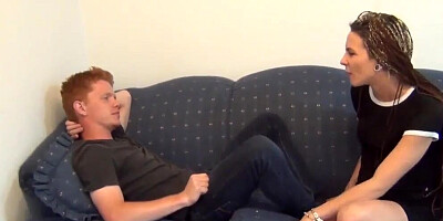 Sis Sasha Gives Josh Some Bomb Head!