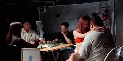 Taiwanese babe Yuxi with tattoo gets a good fucking in public.