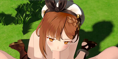 Reisalin Stout Sucking A Big Dick Outside