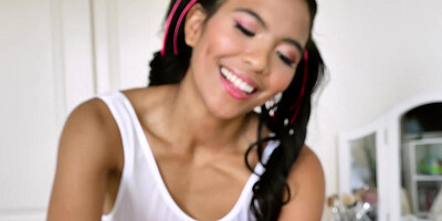 Petite Asian girl is blessed with a perfect ass and a sex-craving persona
