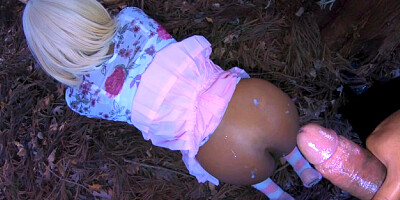  time in the Woods with my DaughterInLaw Msnovember Ends my Cumshot Dripping down her Ass