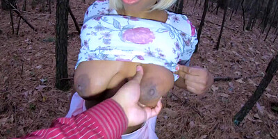  time in the Woods with my DaughterInLaw Msnovember Ends my Cumshot Dripping down her Ass