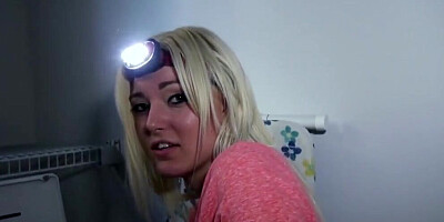 Mofos - Blonde Sucks Dick in the Laundry-room