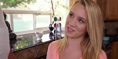 Classy blonde Bailey Brooke is spanked and fucked by a horny man