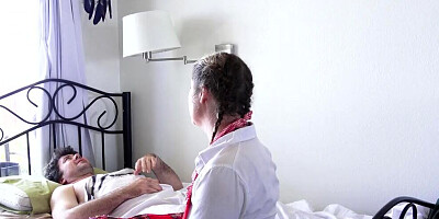 Stepmom convinces stepson to go to class