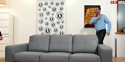 French Babe Luna Rival Sucks The Casting Dude And Rides Him Good - VIP SEX VAULT