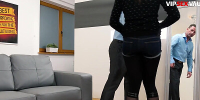 French Babe Luna Rival Sucks The Casting Dude And Rides Him Good - VIP SEX VAULT