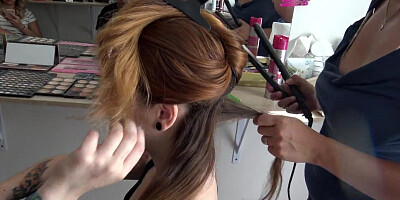 Sexy Gamer Tattooed Sexy Beauty, French Maid Cosplay