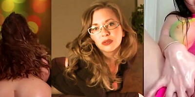 Dominants MILFs and submissive guys in a BDSM sex compilation