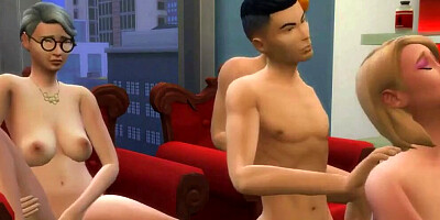 3D Family Orgy Cartoon Sex Animation